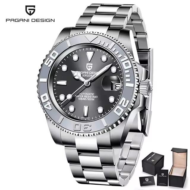PAGANI DESIGN V2 Japan movement Luxury Men Mechanical Watch 40MM Ceramic bezel AR Coated Sapphire Glass Automatic Watch For Men