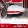 2026 Hot 2PCS Car Rearview Mirror Logo Sticker Vinyl Film Decoration Decals For Mercedes Benz AMG A B C E R G Class GLK CLA GLB