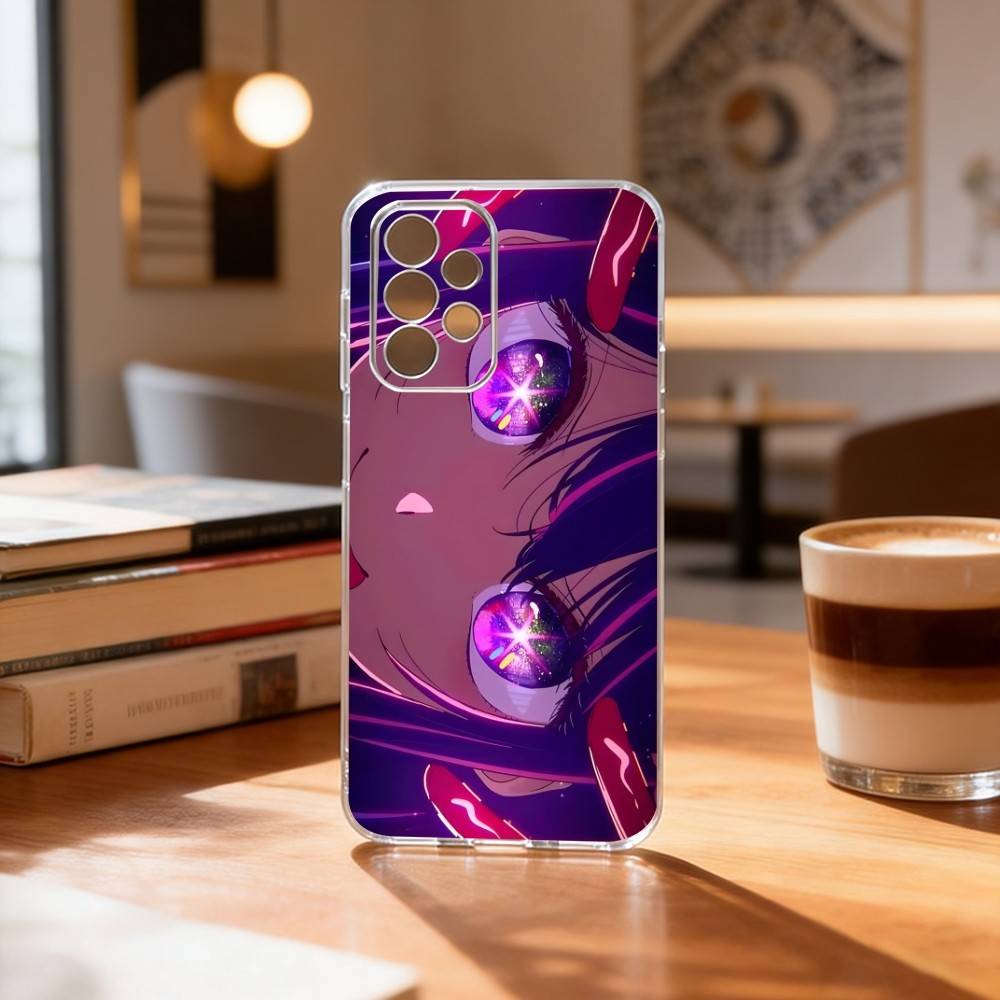 Oshi No Ko AI-Anime C-Cute  Phone Case Transparent Silicone Soft For Samsung S25,S24,S21,S22,S23,S30,Ultra,S20,Plus,Fe