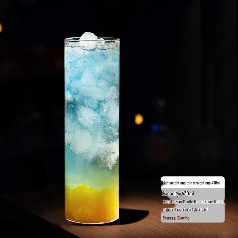 Japanische Collins-Tasse: Leichtes Highball-Glas für Cocktails und Long Island Iced Tea