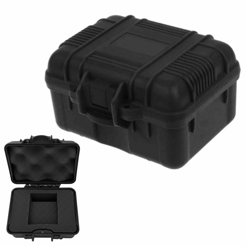 

1 Slot Watch Travel Case Portable Jewelry Storage Case Small Tool Box Bracelet Storage Box Outdoor Watch Cotton Black