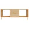  Coffee Table, Sonoma Oak, 102x50x40cm, Wood-based Material