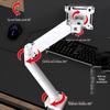 360° Adjustable No-Drill Monitor Stand with Heightening Table Clamp