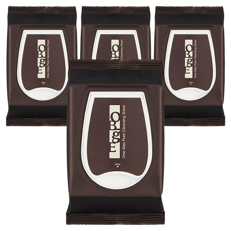 OBge One-Step Pore Cleansing Sheets, 32 Sheets Pack, 4 pcs