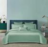 50S Pure Cotton Sateen Solid Color Brocade Fabric Duvet Cover & Bed Sheet Hotel Collection