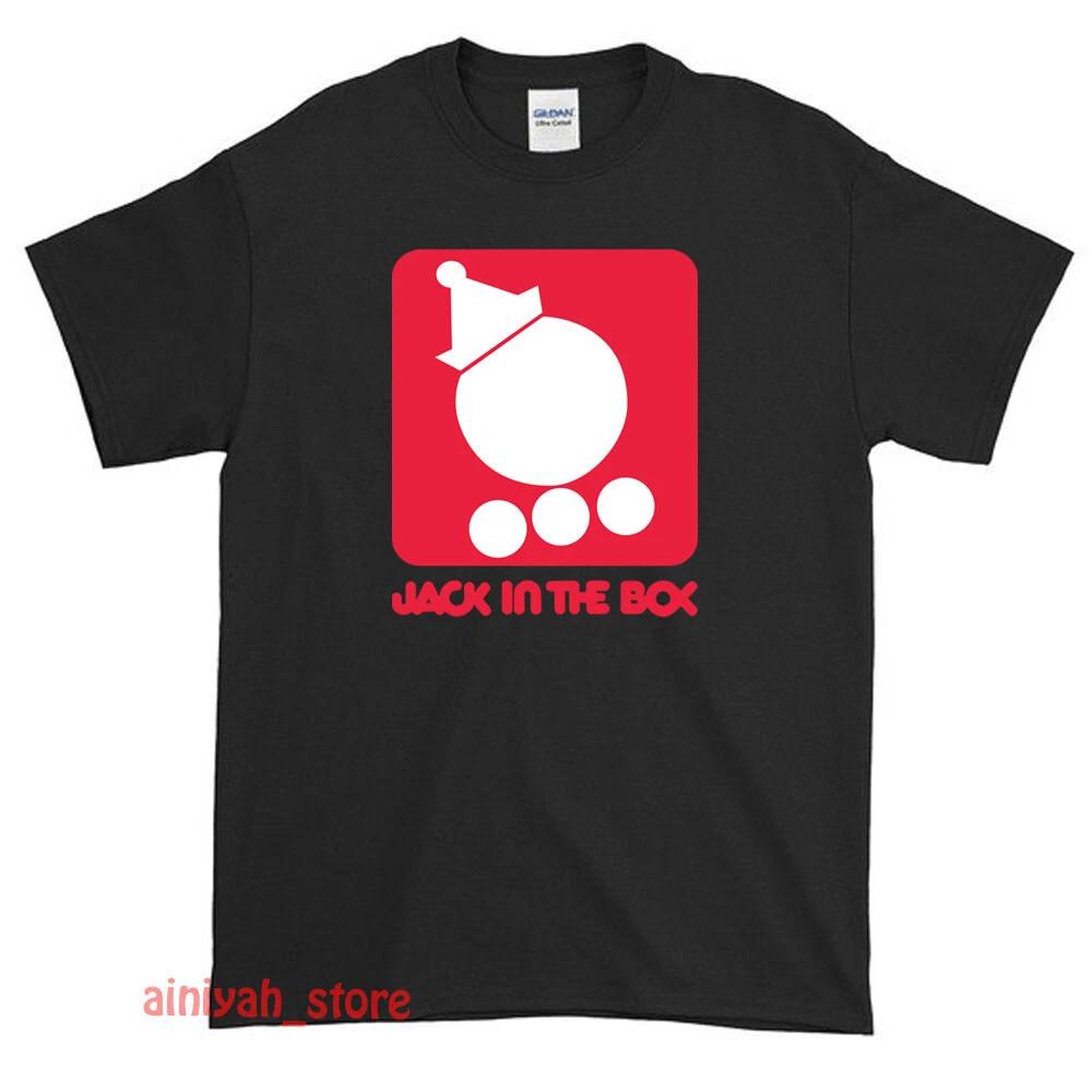 

New Jack in the Box 1970s Logo Men s Funny T shirt USA Size S-XXL S