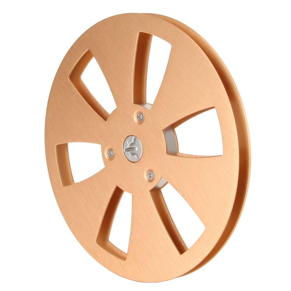 Bobina di riavvolgimento per nastro magnetico 6 fori 1/4 7 pollici Bobina per macchina Bobina aperta vuota per registratore a nastro