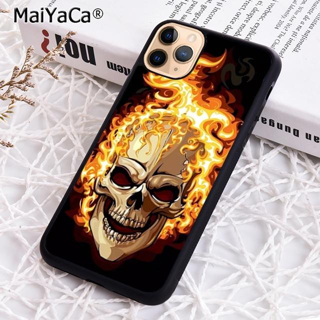 MaiYaCa Mexican Sugar Skull Protective Phone Case For iPhone 17 Air 16 pro max 15 14 plus 12 13 Shell Cover coque