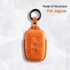Interior Mouldings For Jaguar XE XF E Pace F Pace A9 A8 A9 X8 XJ XFL XJL Car Key Case Keychain Suede Cover Shell Protector Inter