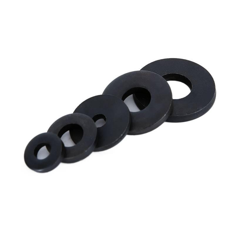 Blackened Metal Thickened Round Washer Screws - Enlarged Iron Washers (M3-M12)