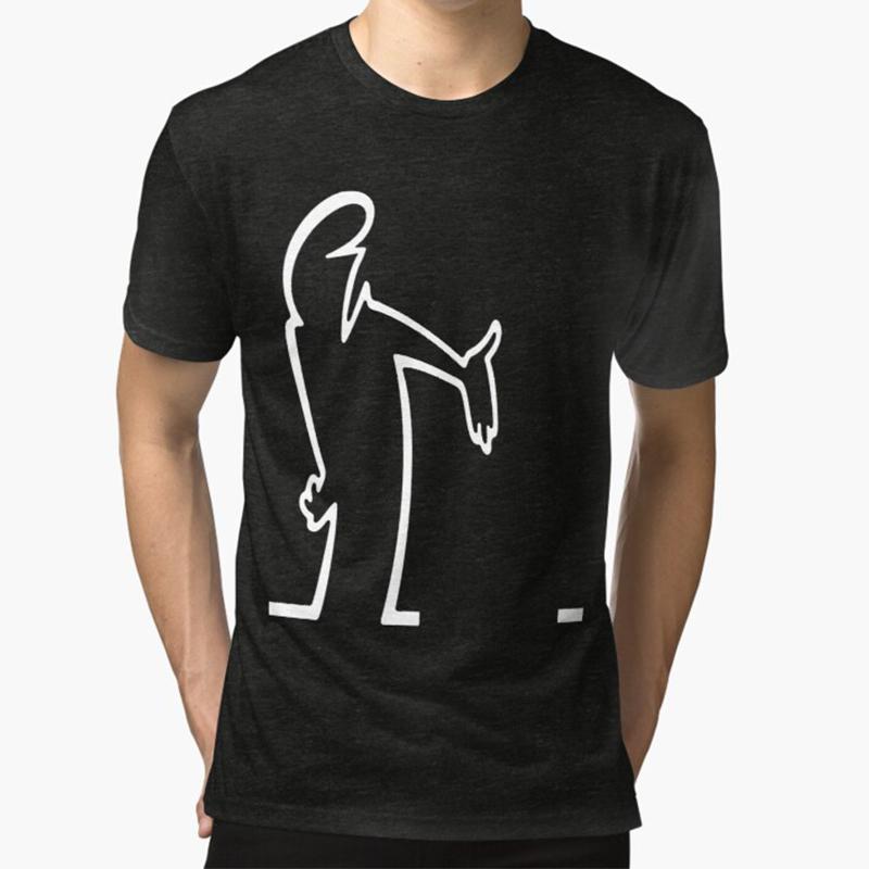 La Linea TV TShirt for Men Women Pointing Humor Casual Sweatshirts Tee Novelty Trendy Loose Graphic Tops Harajuku Man Clothing