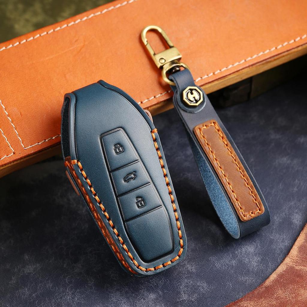 Suitable for  Chery ICAR  Handmade Cowhide High-End Car Key Cover