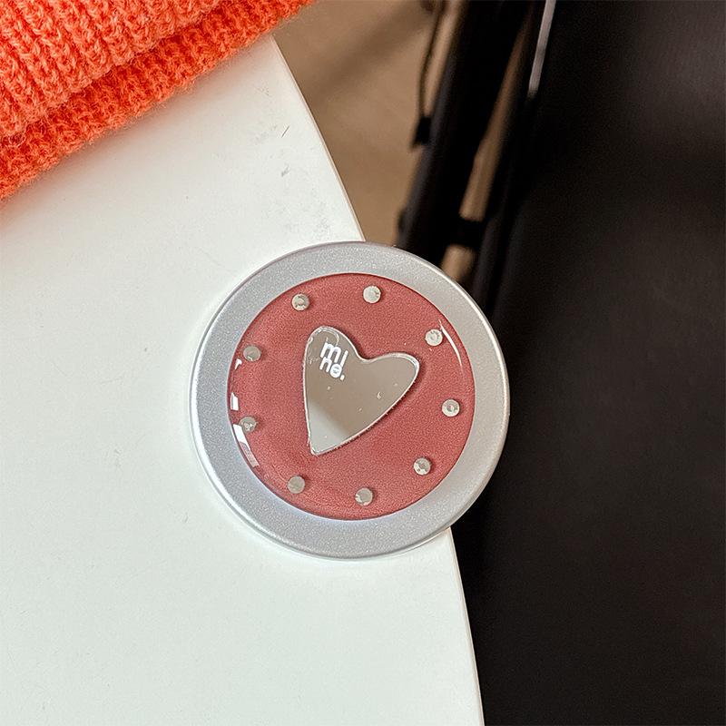 Creative Heart-Shaped Airbag Phone Holder & Retractable Desktop Stand for Watching Dramas