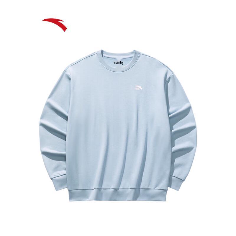 Anta Men's American Retro Cotton Pullover Sweatshirt