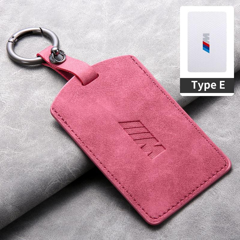 Hot 2025 Suede Leather Car Smart Remote NFC Card Key Case Cover Protection Shell For BMW M 3 5 7 Series X1 X3 X5 X6 X7 535le Acc