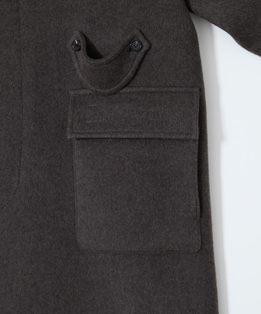 HORLISUN Winterport Wool Coat Spain Olive