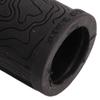 2 Pcs Handlebar Grips Shockproof Anti Slip Texture Soft Comfortable Black Mountain Bike Grips for Many Standard Bikes