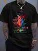 100% Cotton Broken Crayons Still Color Mental Health Awareness Matters T Shirt Women's Men's Graphic Tee Causal Tops Fashion Tsh