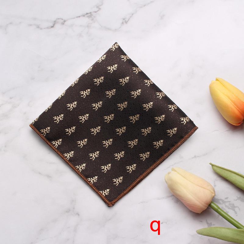 Source Pocket Towel Men'S Polyester Suit Dress Chest Towel Multi-Color Handkerchief Sales Striped Small Square Towel