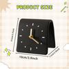 Desk Clock Desktop Ornament Table Decorative Simple Silent Modern Art for Shelf Bedside