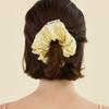 2DREAMERS Letter Maze Yellow Silk Scrunchie