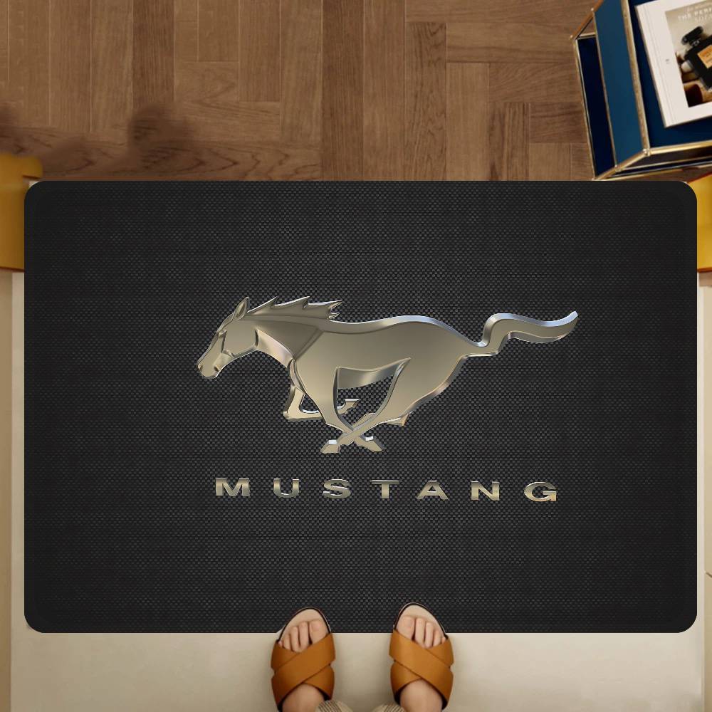 Horse Mustang Hallway Carpet Washable Non-Slip Living Room Sofa Chairs Area Mat Kitchen Doormat Area Rug