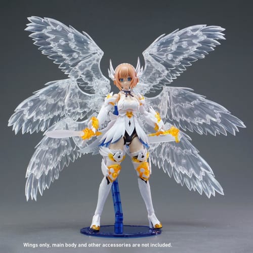 HiPlay Toyoha Six-Winged Angel Wings Transparent Accessory Pack, Pre-Colored Plastic Model Kit