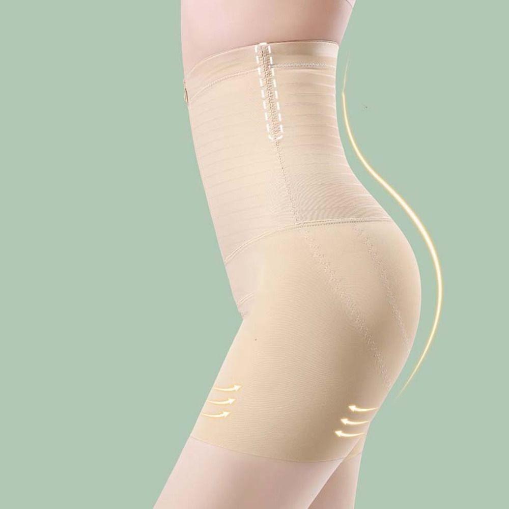 Schnalle Reißverschluss Push-Up Shaper Nahtlose Anti-Glare Unterwäsche Körperformende Unterhosen Täglich