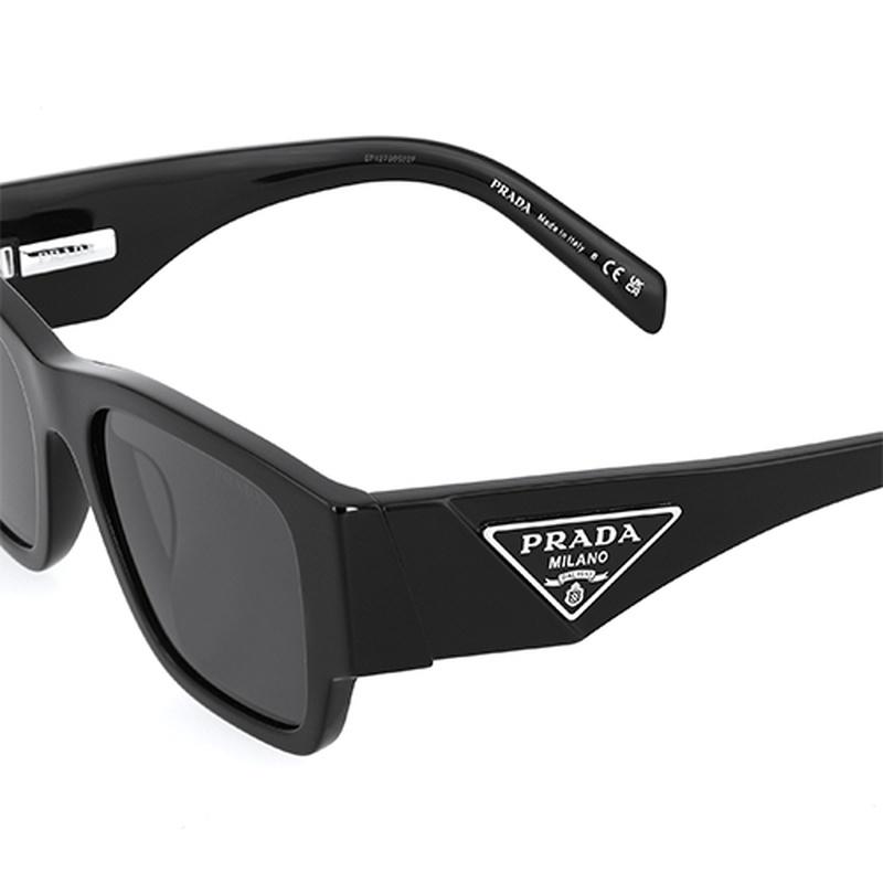 Prada [Available Prescriptions] Casual, Comfortable and Simple, Square Sunglasses, Same Style for Men and Women Black 54 In Original Box and Bag