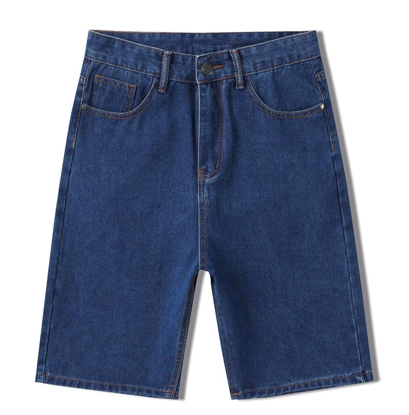 

Men‘s Relaxed-Fit Jean Shorts Vintage Wide Leg Streetwear Casual Denim Shorts Summer Lightweight Shorts for Men Comfy Breathable Shorts Plus Size 46 темно-синього кольору