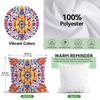 Mexican Ethnic Style Cushions Pillowcase Printed Polyester 45x45cm Throw Pillow Cover Decorative Sofa Cushion Pillowslip Decor