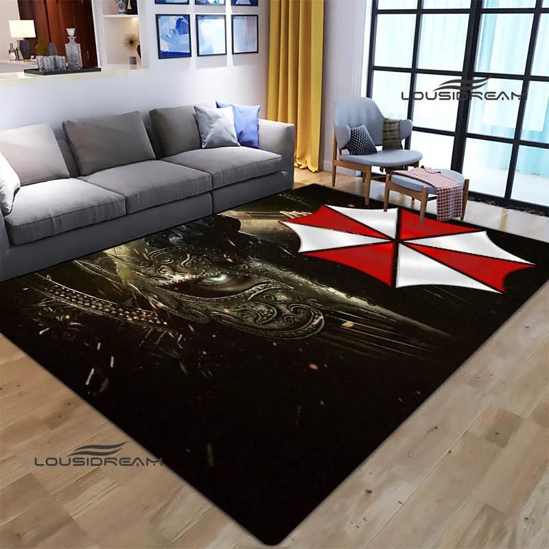 R-Resident Evil Umbrella Printed Carpet Non -slip Carpet Carpets for Living Room Area Rug Door Pad Bedroom Decor Birthday Gift