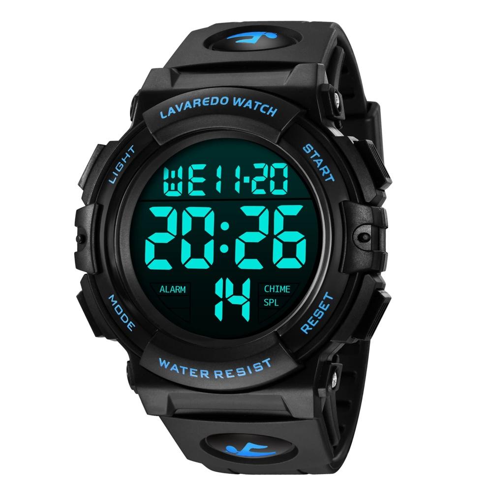 

Men s Digital Watch, Water Resistant to 50 Meters, Date, Day of the Week, Alarm, LED Display, Multi-Function, Waterproof Sports Stylish, Outdoor,