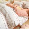Bedding Four-piece Set, Cotton Pure Cotton Floral Quilt Cover, Bed Sheet Dormitory Three-piece Set