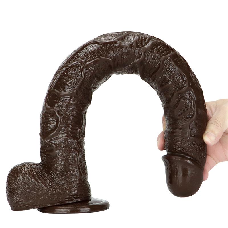 Women's Oversized Simulation Dildo Masturbator Goes Deep Into Anal Couples Sex Toys