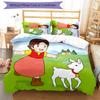 3pcs Heidi pattern bedding set duvet cover set includes duvet cover &pillowcases, perfect all season bedroom decoration & gift