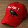 Amazon Popular Fashion 3D Digital Printing Baseball Cap F-Caw-F Crow Hat Crow Cap