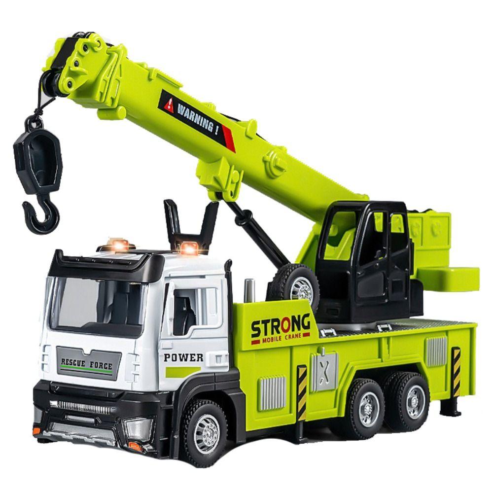 Large Size Engineering Vehicle Model Sounds Lights Diecast Set Construction Trucks Boys Gift