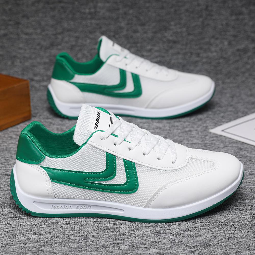 New Casual Shoes Flying Mesh Men's Sports White Shoes Youth Student Korean Style Forrest Gump Shoes Men