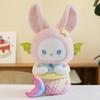 Colorful Mermaid Rabbit Plush Toy Pillow, Creative Gift for Girls