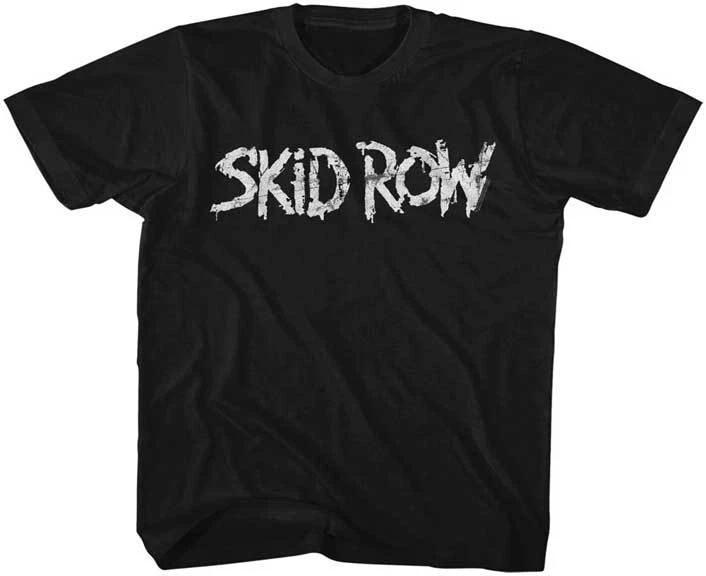 Skid Row White Band Logo Youth T Shirt 2T-YXL Heavy Metal Music 2XL
