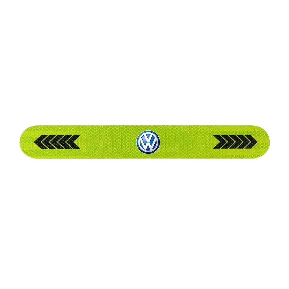 opq1 For VW Golf 8 7 5 6 Passat Polo GTI Tiguan R32 MK4 Rline Car Body Safety Warning Mark Reflective Stickers Auto Styling 1pc/2pcs