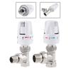 ABGR-4X Automatic Thermostatic Radiator Control Valve G1/2 Inch Angle Valve For Floor Heating Copper Radiator