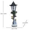 Figurina di Cucciolo Alimentata a Energia Solare: Decorazione da Giardino in Resina per Esterni