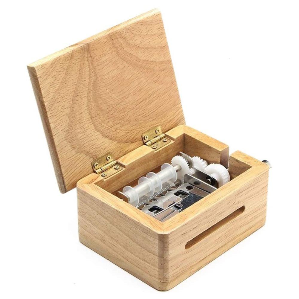 Hole Puncher DIY Music Box 15 Tone Small Musical Box Creative Wooden Music Box For Music Lovers