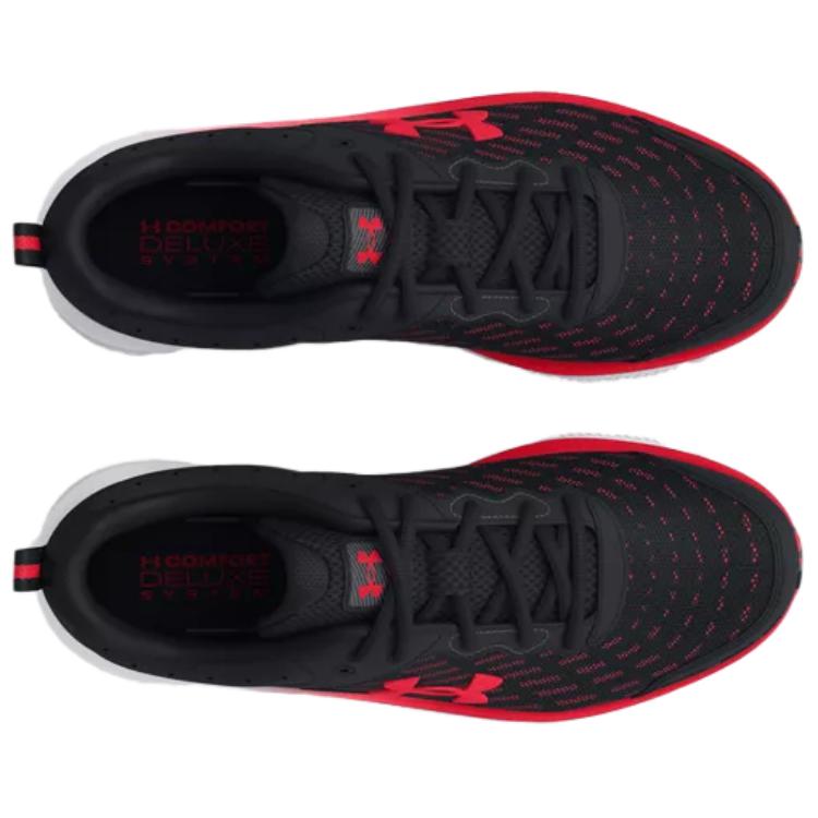 Under Armour Lockdown 6 Mens Black White Red 3026175-006