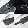 Elegant Womens Leather Belt For Dress And Coat With Elastic Waist Cinch For Office Wear