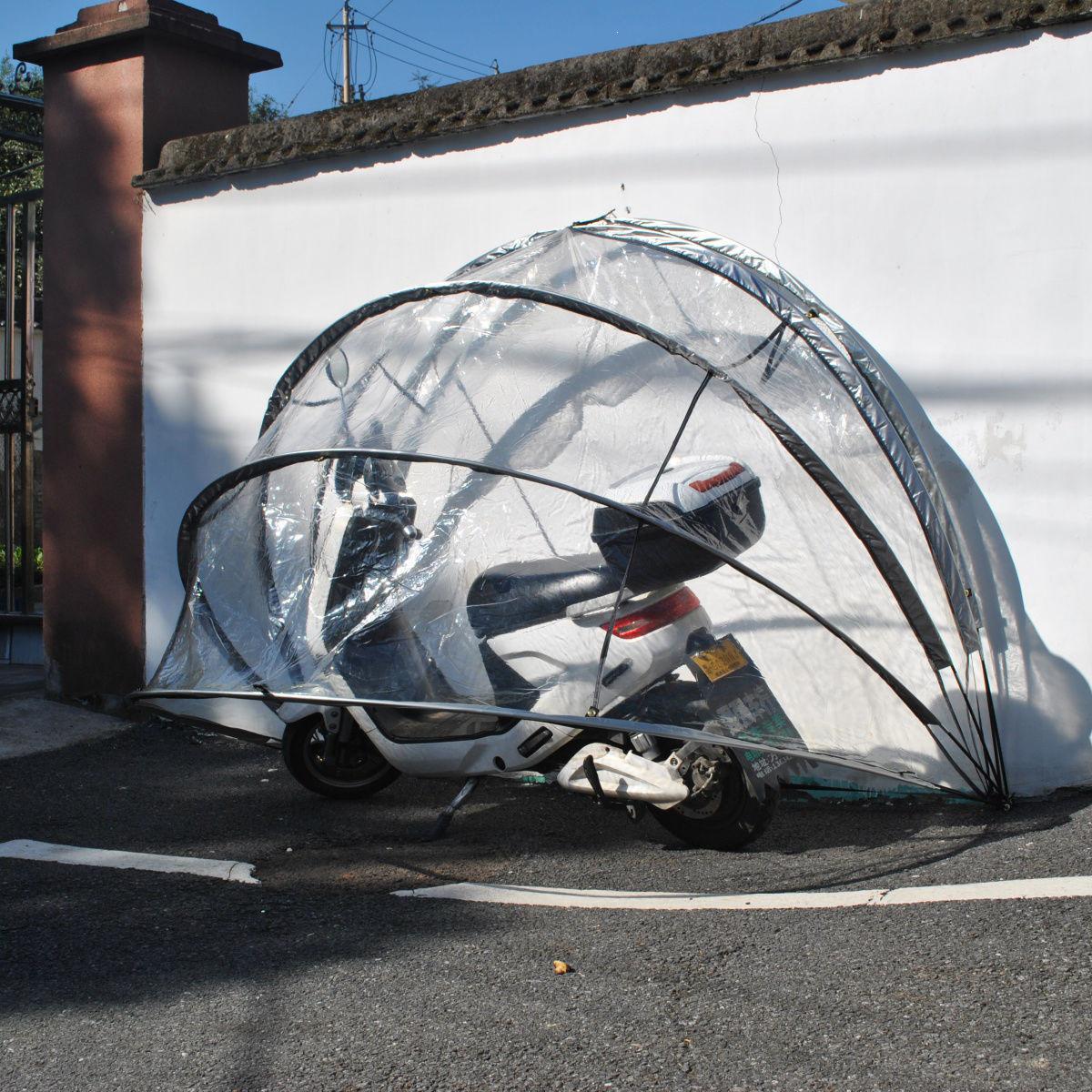 Portable Outdoor Bike & Motorcycle Tent - Rainproof, Dustproof, Multifunctional Storage Shed Default Option