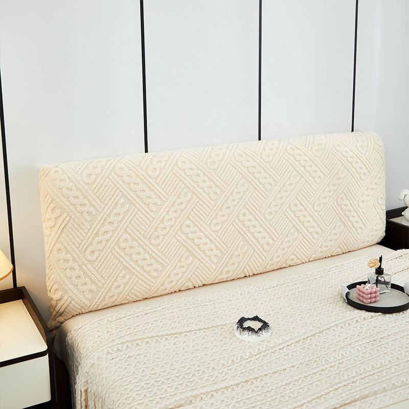 Elastic Headboard Cover Bedroom Bedside Headboard Cover Dust Proof All-inclusive Jacquard Bed Backrest Cover Head Back Protector