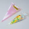 Dazzling Gradient Rainbow OPP Triangle Candy Gift Bags - 50 Pieces
